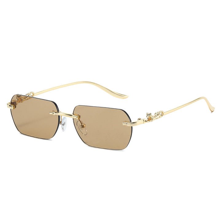 Ladies elegant half-rim glasses with decorative details Bowlift