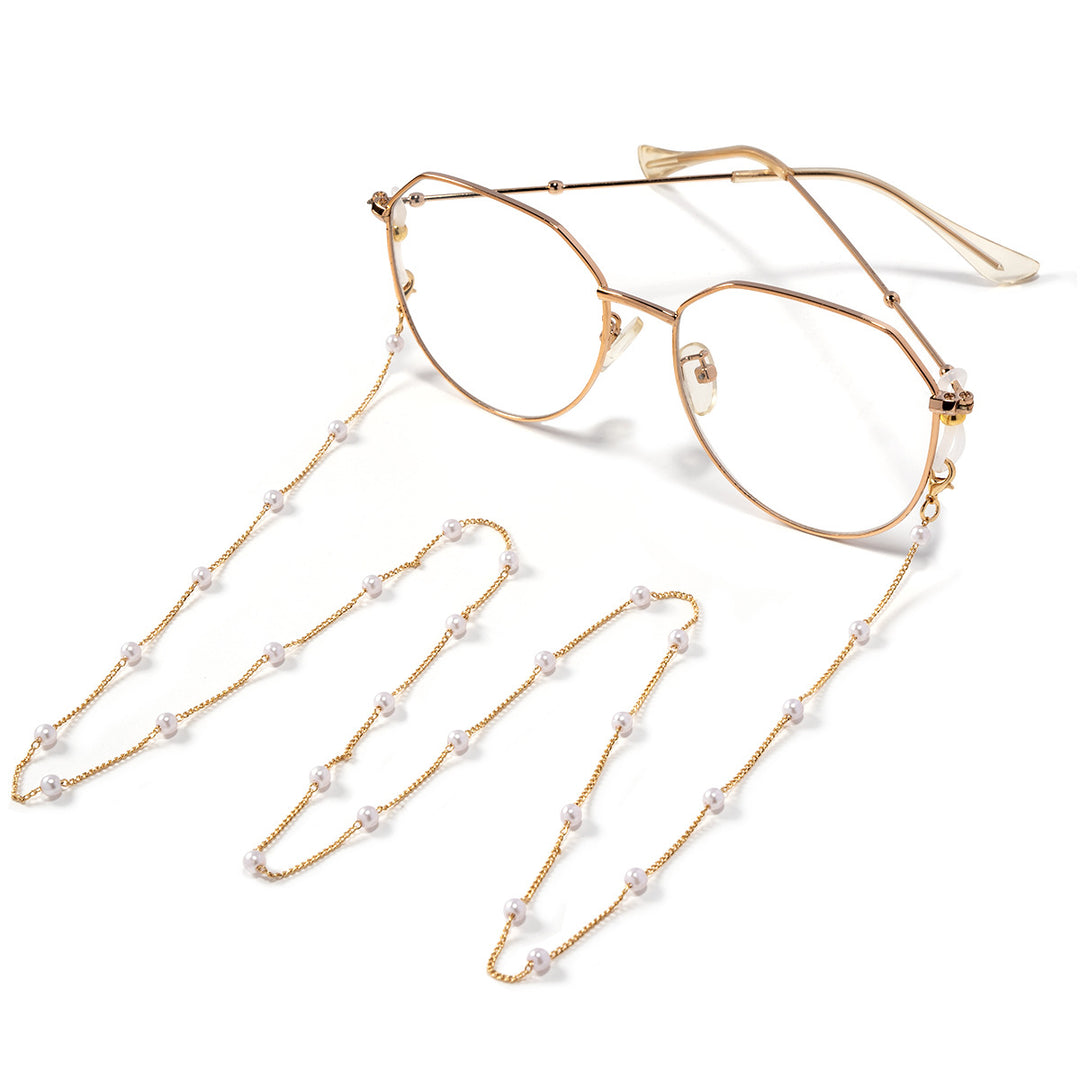 Elegant Pearl Beaded Eyewear Chain Bowlift