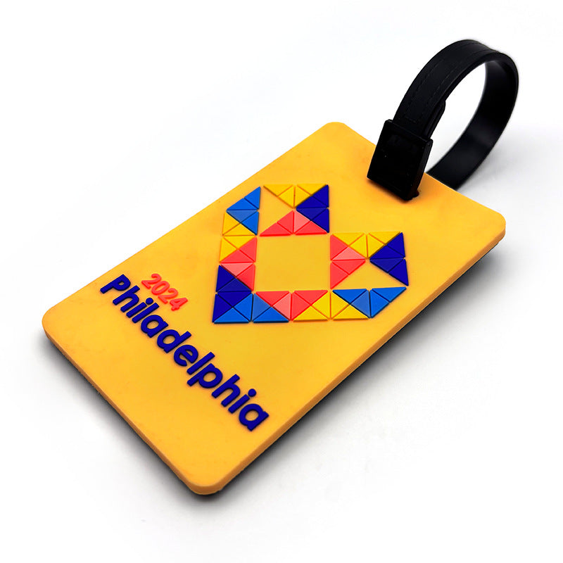 Unisex Geometric Design Travel Luggage Tag Bowlift