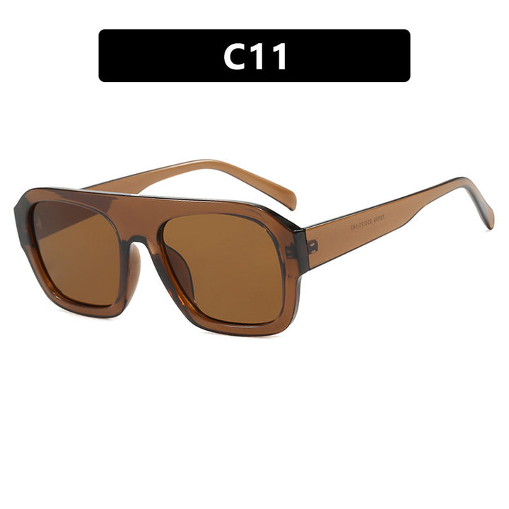 Women's oversized sunglasses with distinctive rectangular frame Bowlift