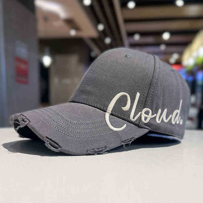 Women's Distressed Casual Cotton Baseball Cap Bowlift