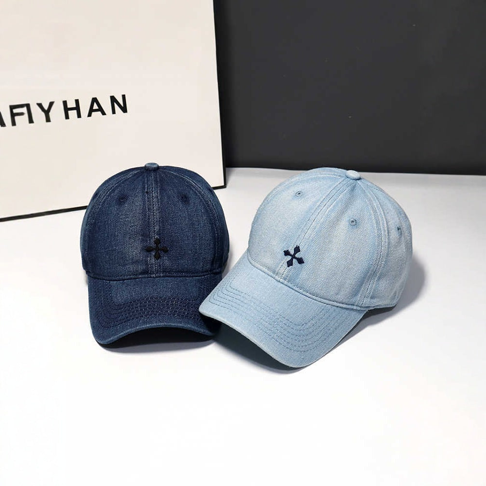 Men's Adjustable Denim Cap Bowlift