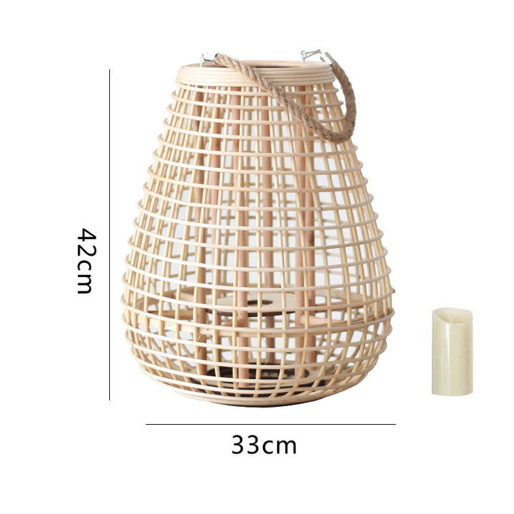 Decorative Rattan Lantern Bowlift