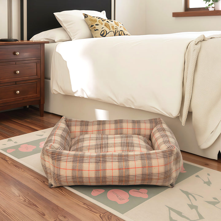 Comfort-Enhanced Quilted dog bed