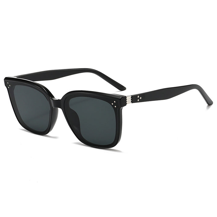 Bold Retro Square Frame Sunglasses