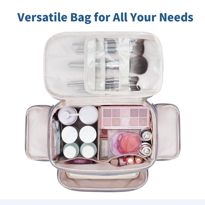 Cosmetic Storage Bag with Removable Compartments Bowlift
