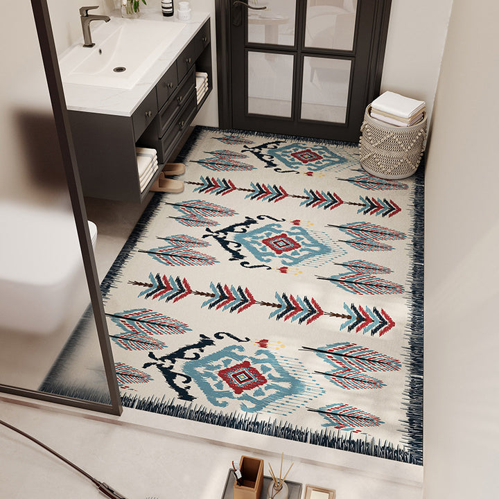 Tribal Pattern Bathroom Mat Bowlift