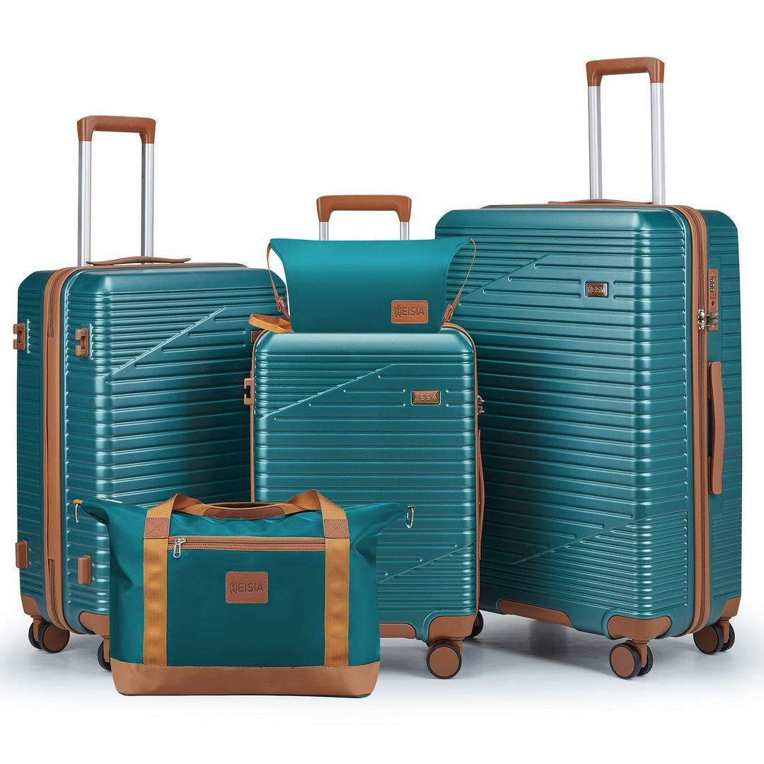 Unisex Multi-Functional Hard Shell Spinner Suitcase Bowlift