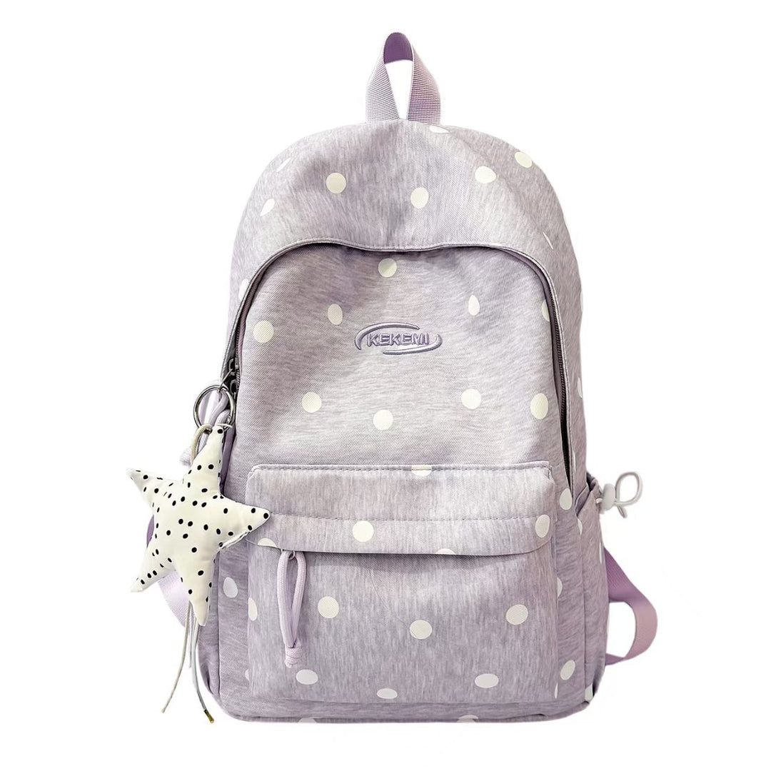 Lightweight Polka Dot Backpack Bowlift