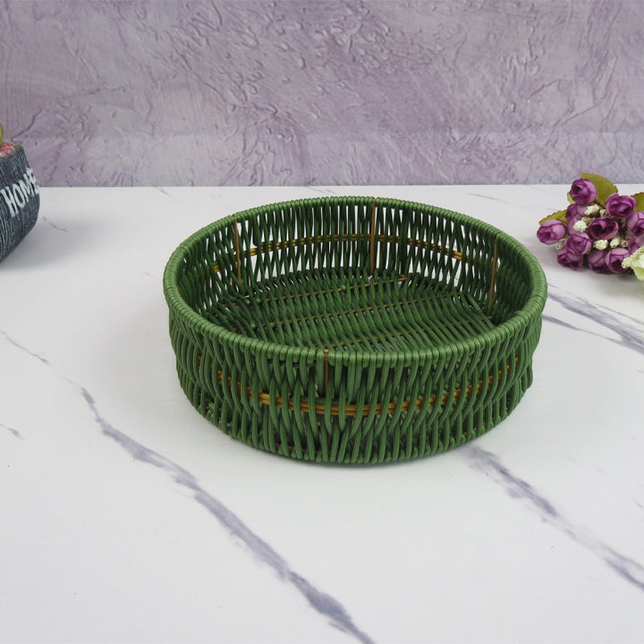 Ladies Oval Organizer Basket with Separate Compartments Bowlift