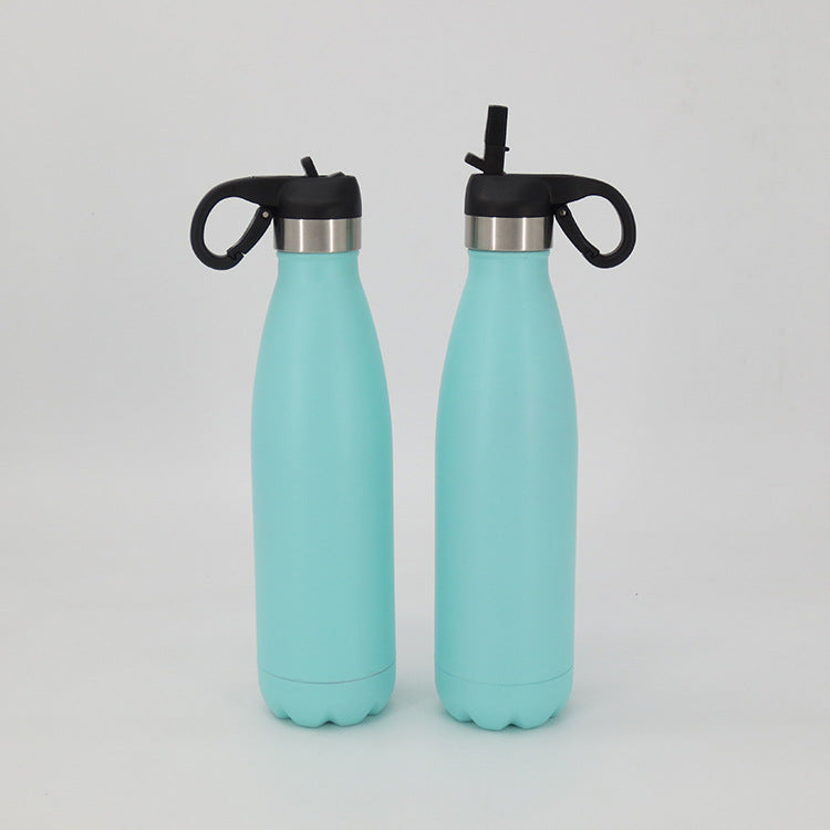 Women's stainless steel insulated bottle with leak-proof lid Bowlift