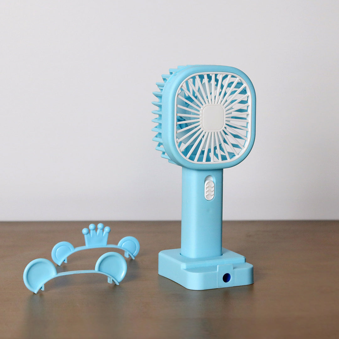 Unisex Portable Hand Fan with Cute Animal Design Bowlift