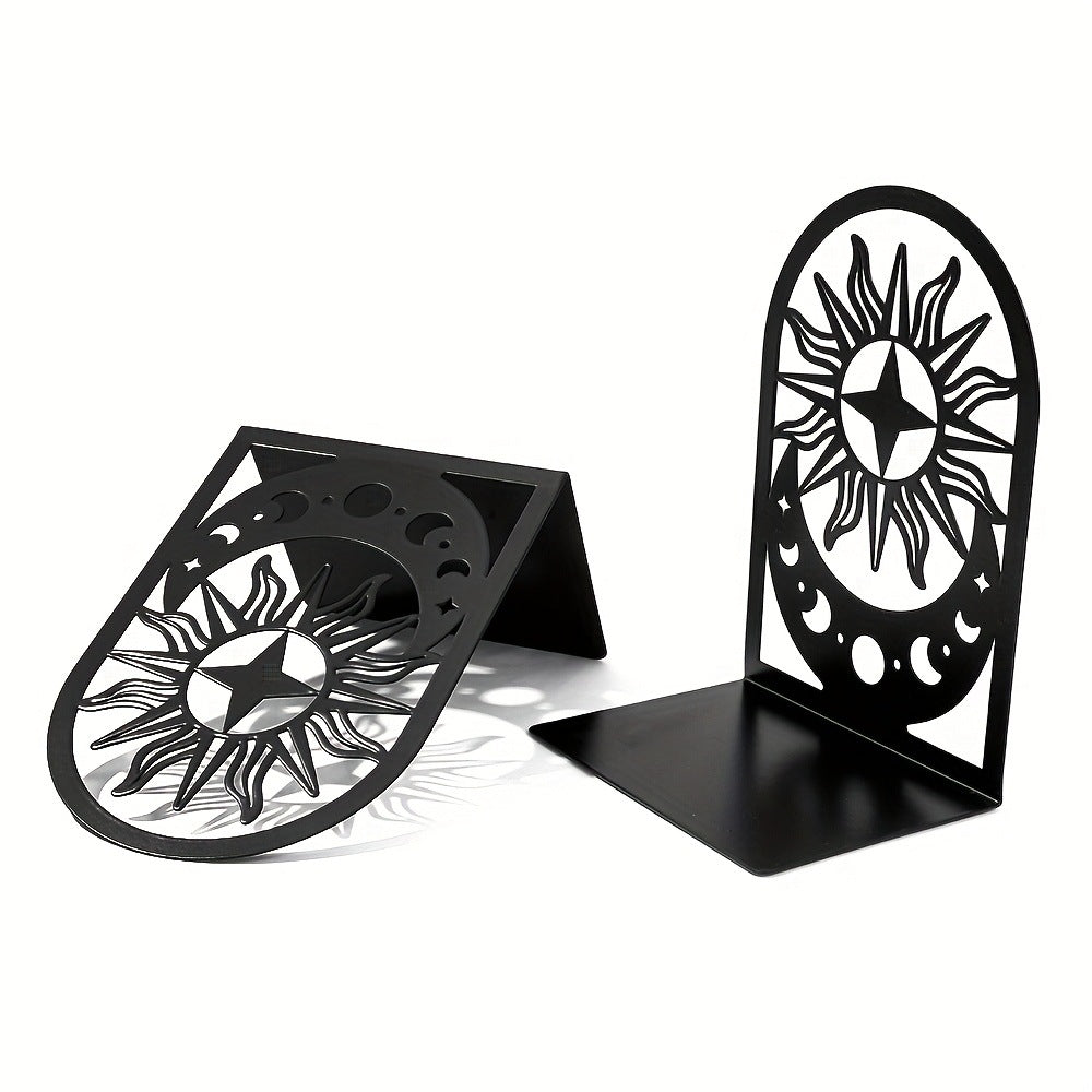Celestial-Themed Bookends