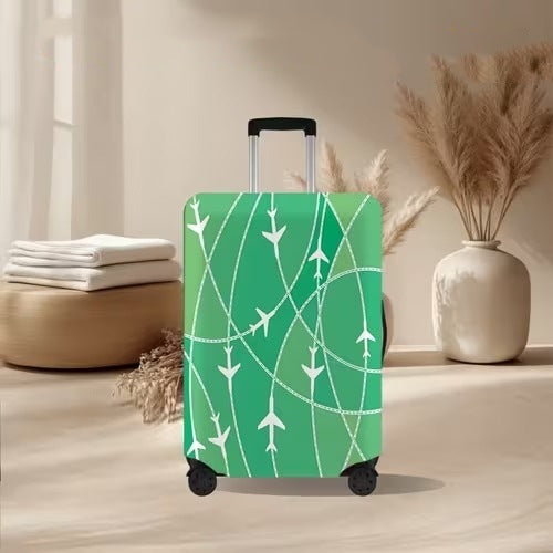 Unisex nan elastic suitcase cover with volcanic lava marble design, stretch protective cover for trolley Bowlift