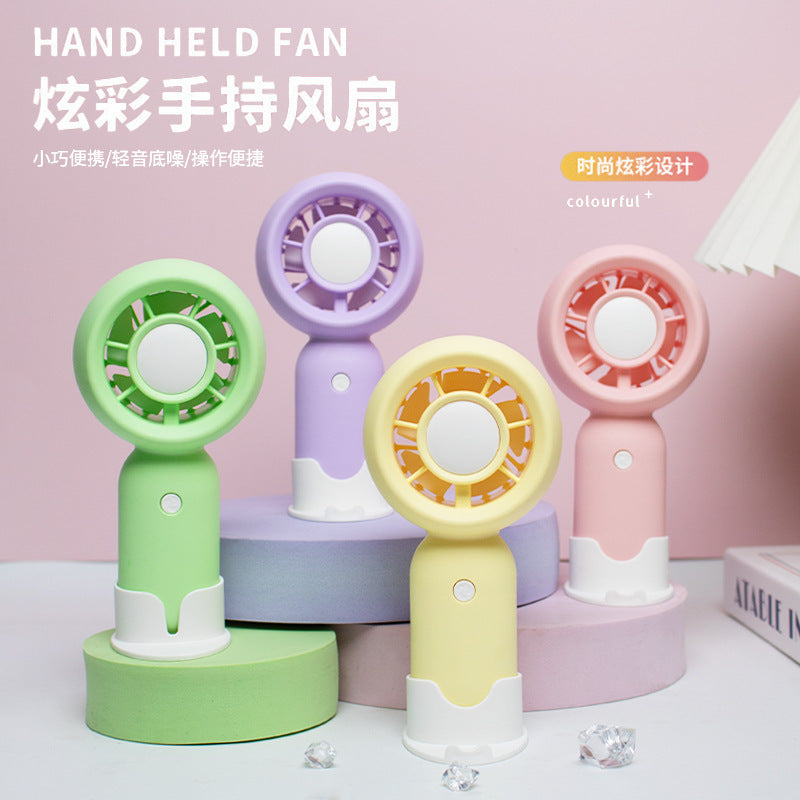 Unisex Portable Mini Fan with Rechargeable Battery Bowlift
