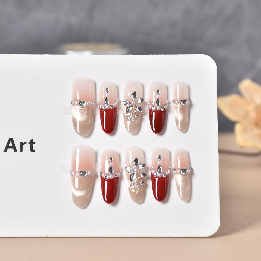 Artistic Glamour Press-On Nail Extensions Bowlift