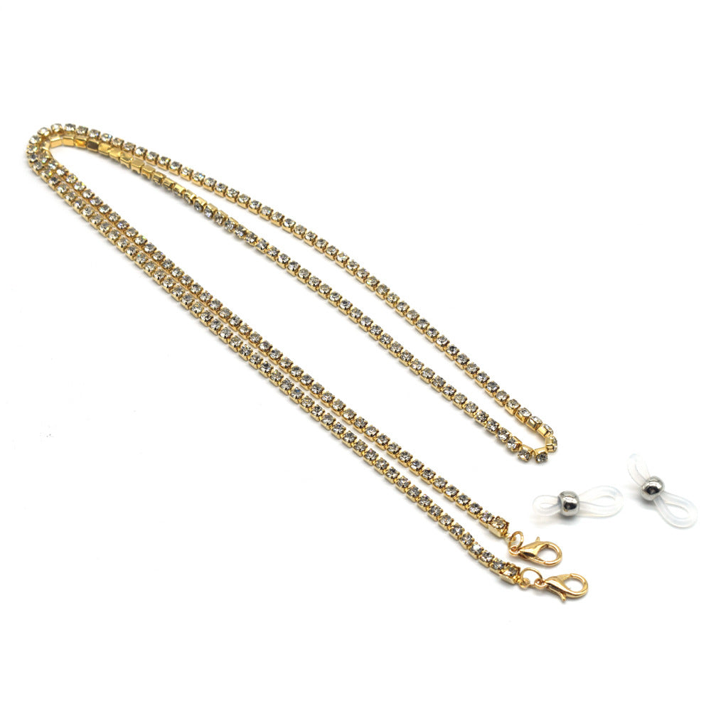 Decorative Rhinestone Eyewear Chain Bowlift