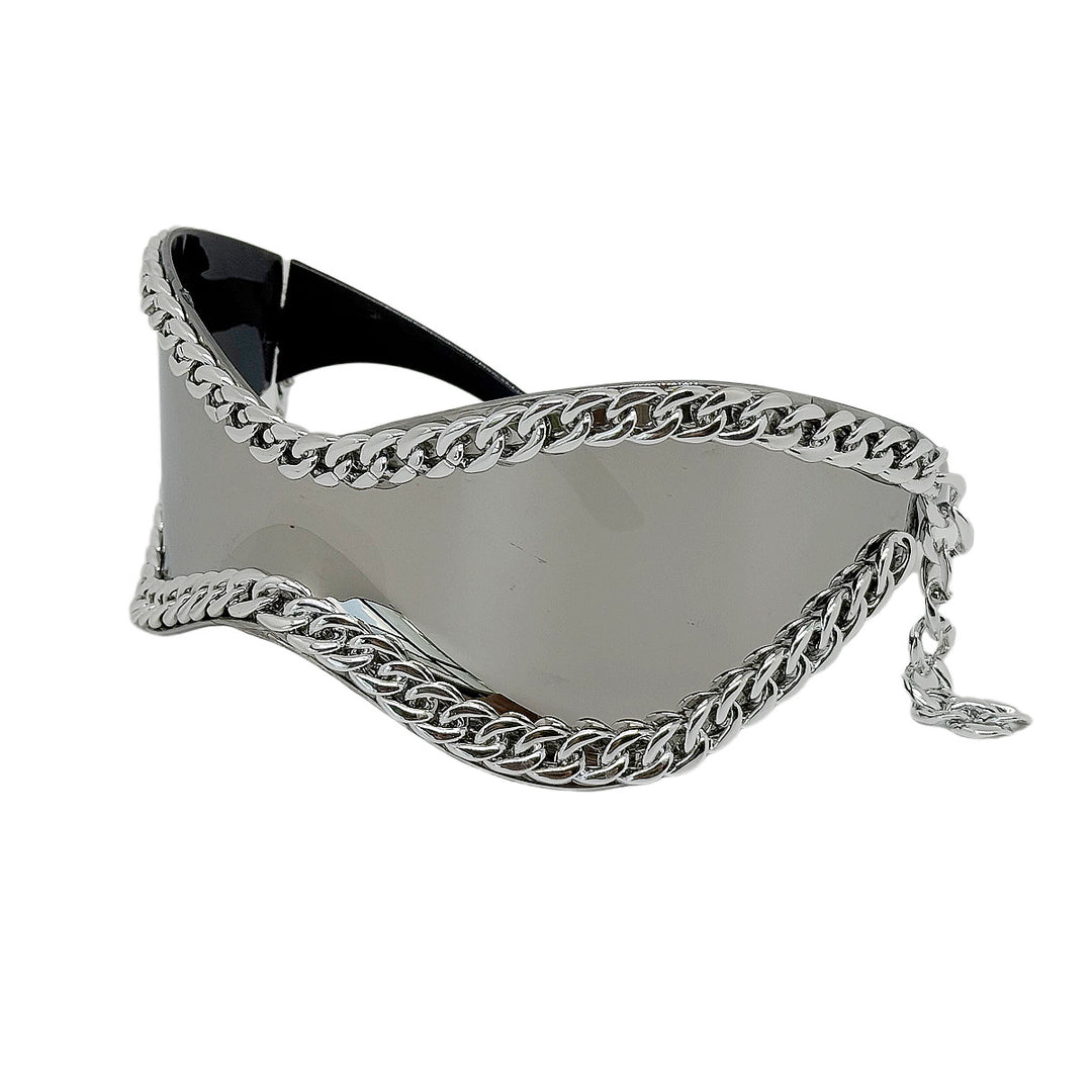 Women's fashionable sunglasses with chain frame Bowlift