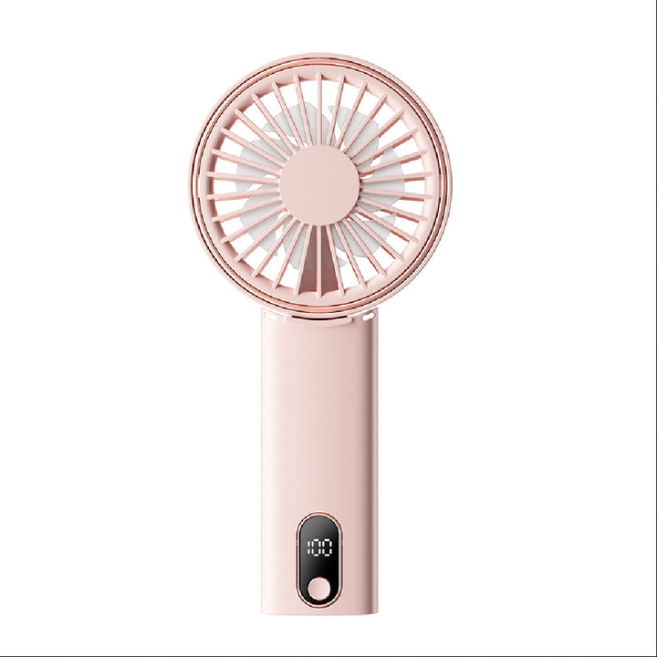 Women's portable hand fan with digital display Bowlift