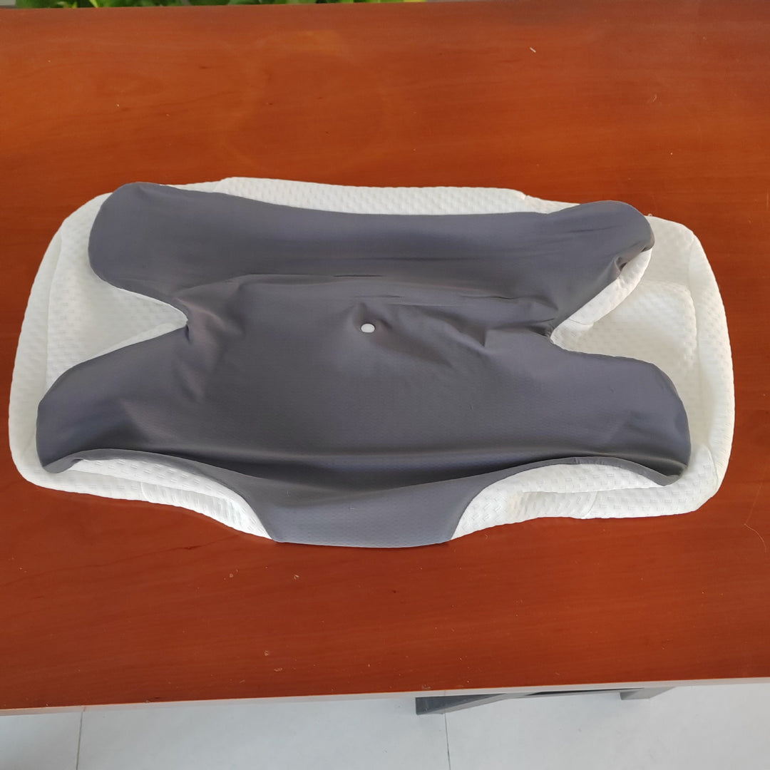 Ergonomic contour pillow with cooling surface Bowlift