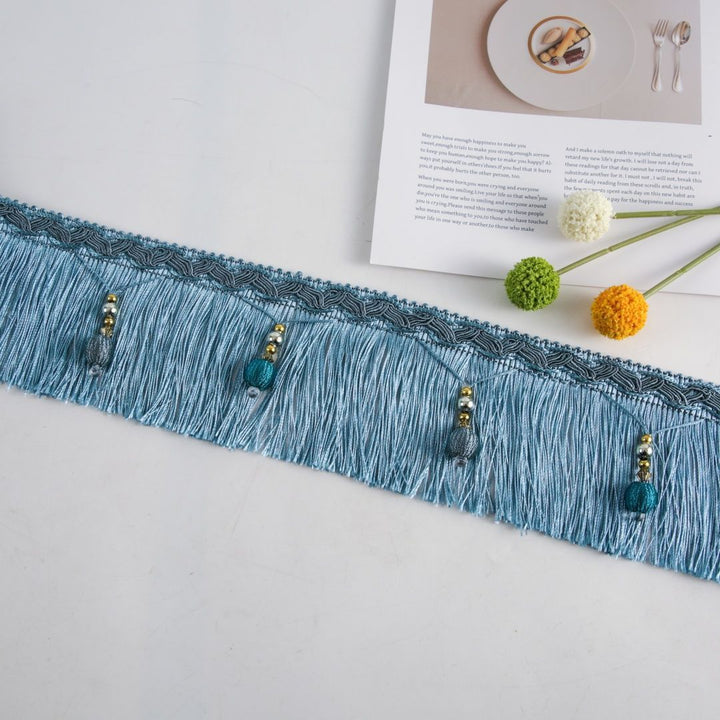 Luxury Fringe Braid with Bead Trim Bowlift