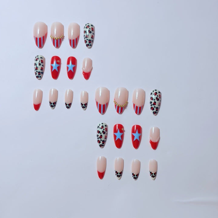 Artistic Nail Tips in Retro Style Bowlift