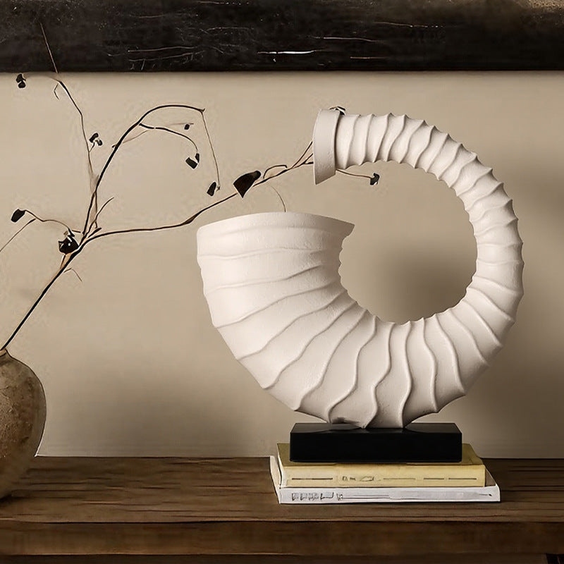 Elegant Nautical-Inspired Decorative Sculpture