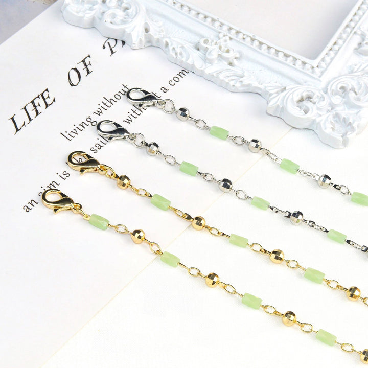 Beaded Charm Anklet Bowlift