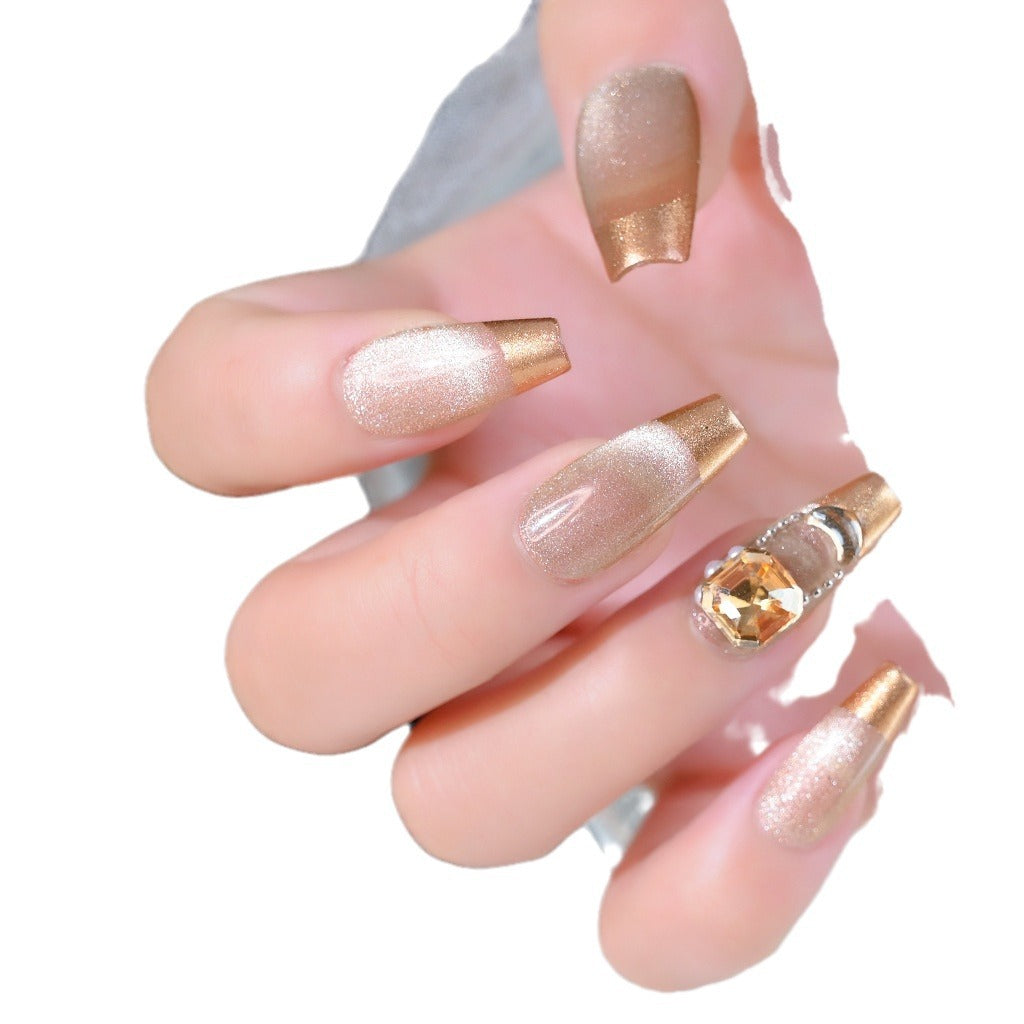 Premium Decorative Press-On Nail Set Bowlift