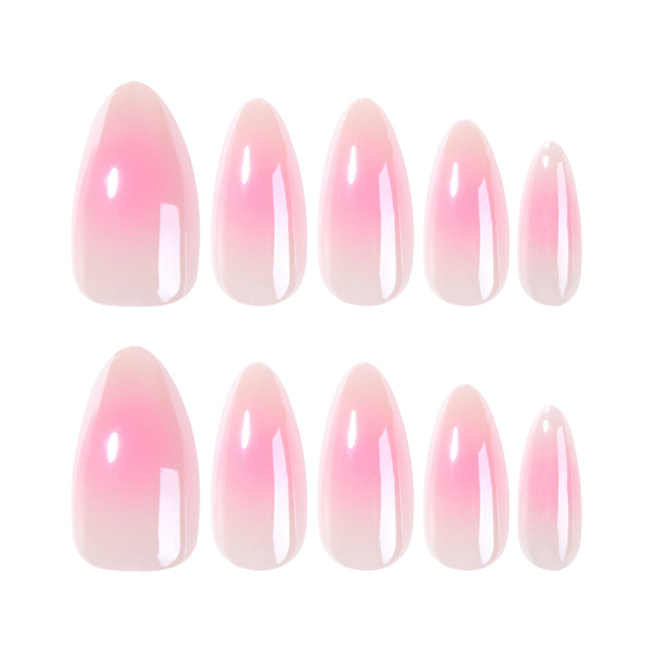 Artful nail extensions in elegant ombre design Bowlift