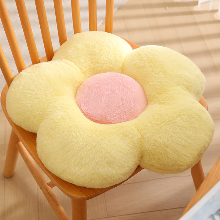 Plush seat cushion in flower shape Bowlift