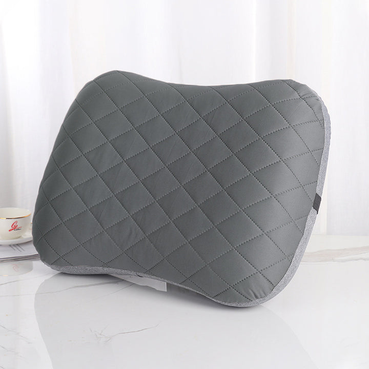 Ergonomic Memory Foam Lumbar Support Pillow with Quilted Breathable Cover Bowlift