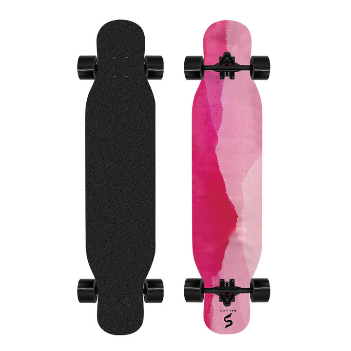 Artistic Lion-Emblazoned Longboard Bowlift