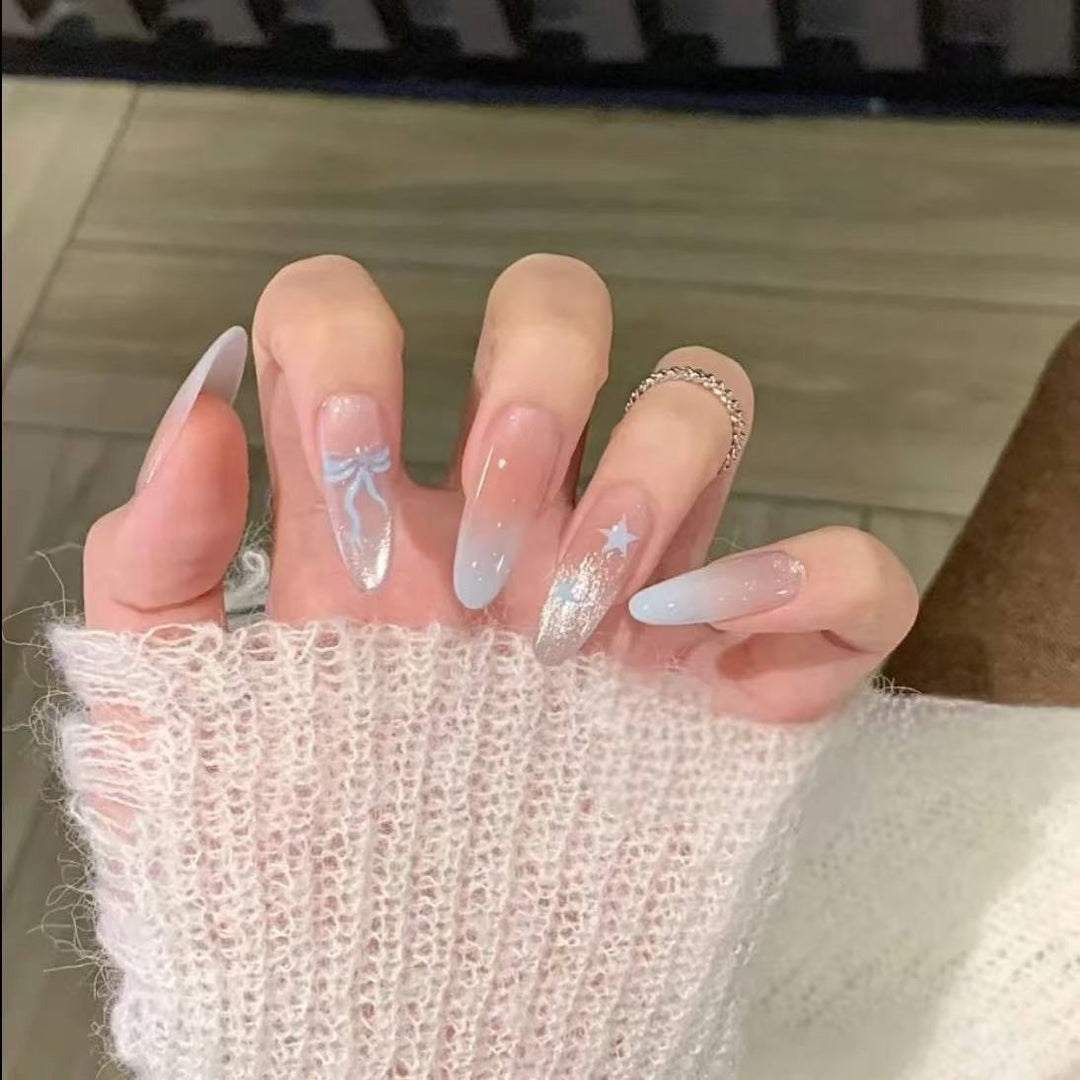 Creative Thematic Press-On Nail Design Bowlift