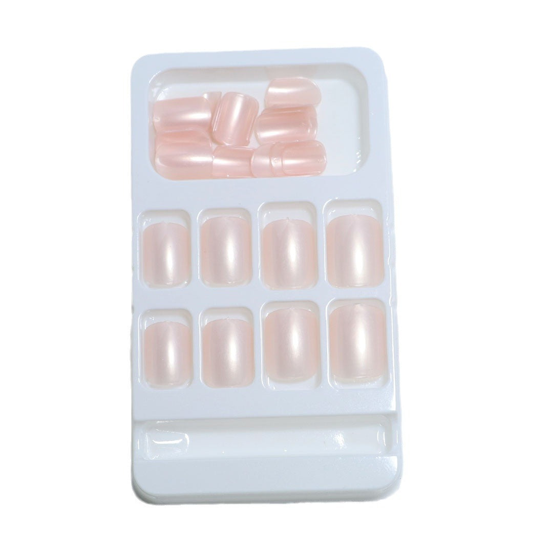 Premium Press-On Nail Kit with Natural Finish Bowlift