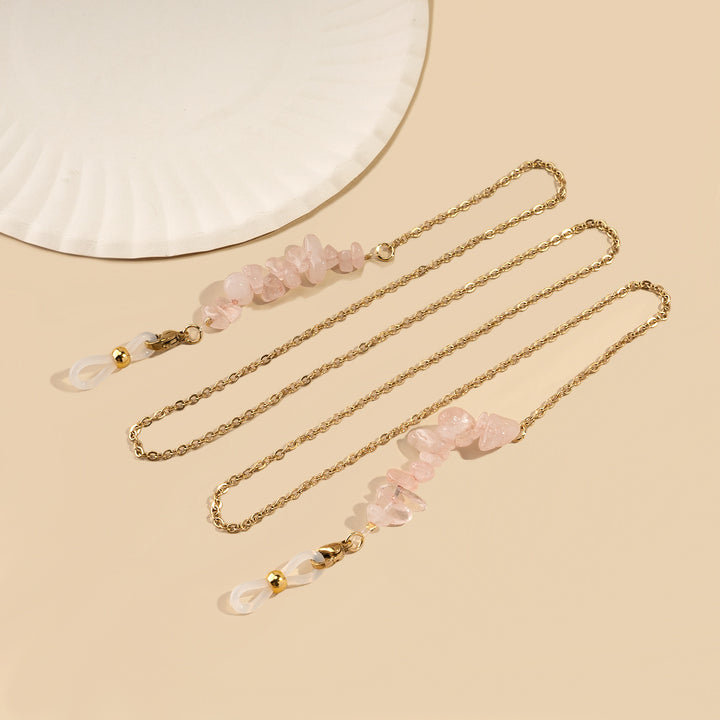 Gem-Accent Eyewear Chain Bowlift
