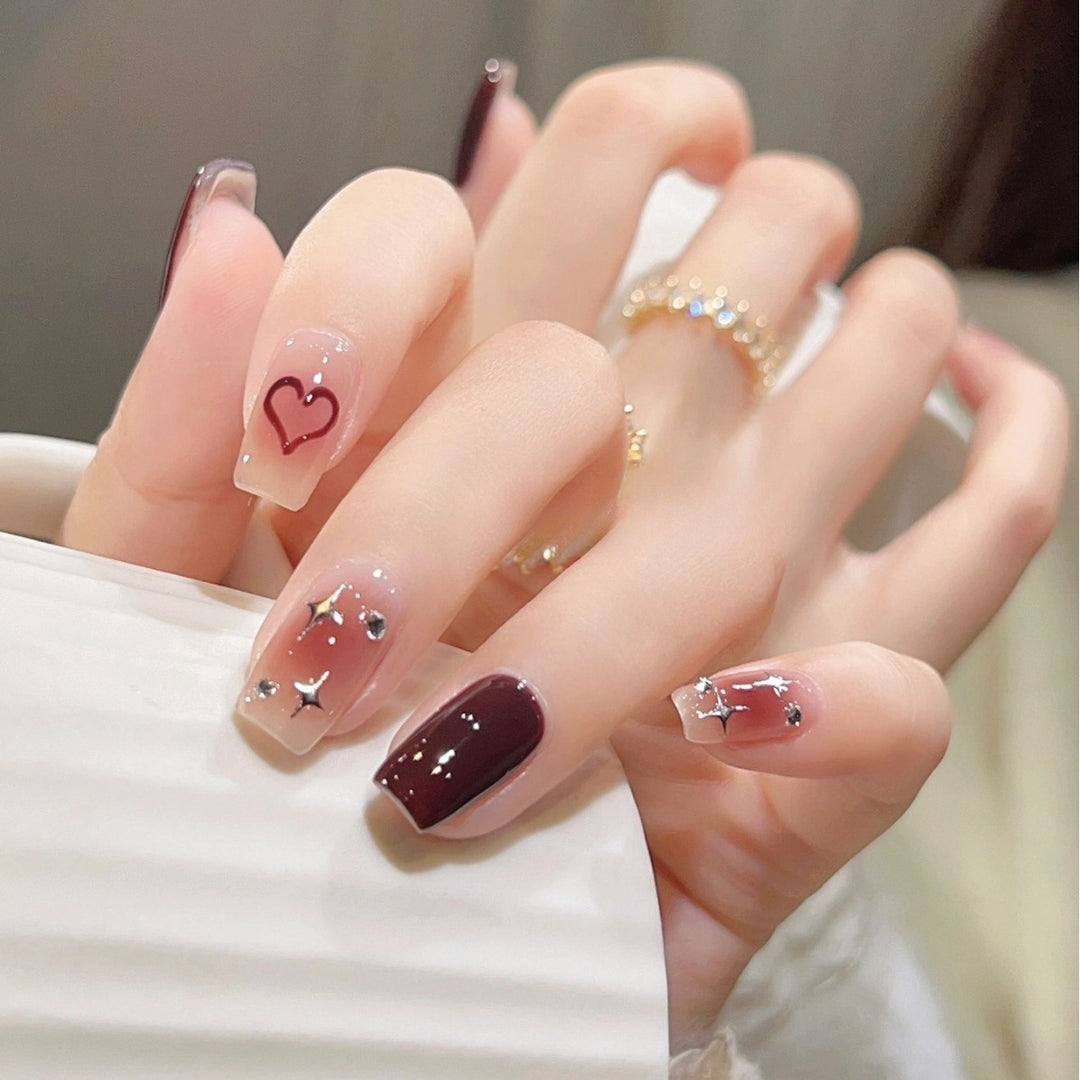 Glitter Ombre Press-On Nails Bowlift