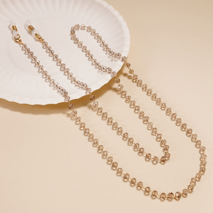 Elegant Beaded Eyewear Necklace Bowlift