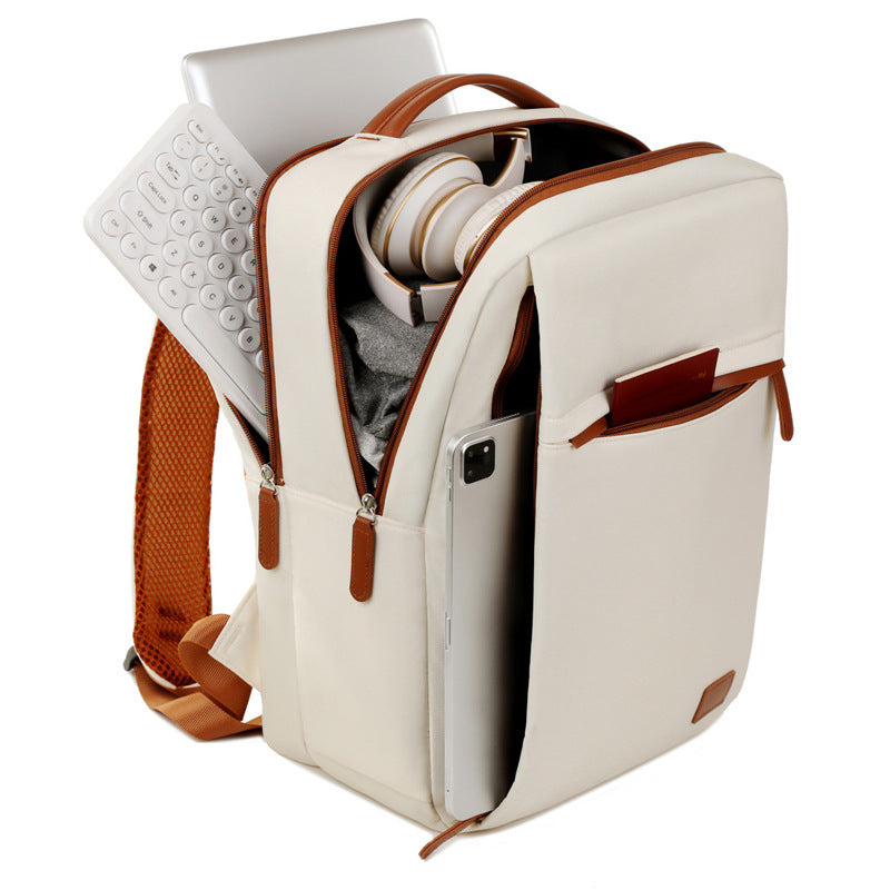 BowLift | TechPort Laptop Backpack with USB Charging Port – Water-Resistant Design for 15.6-Inch Laptops