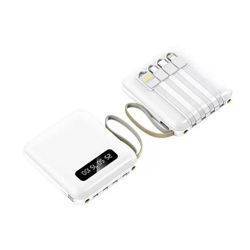 Multifunctional Powerbank with Integrated Cable Bowlift