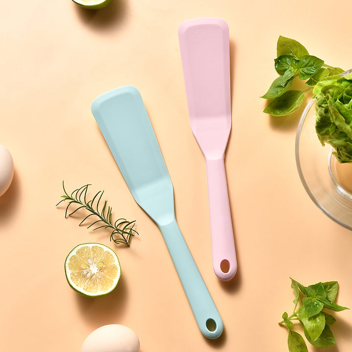 Flexible spatula made of heat-resistant silicone Bowlift