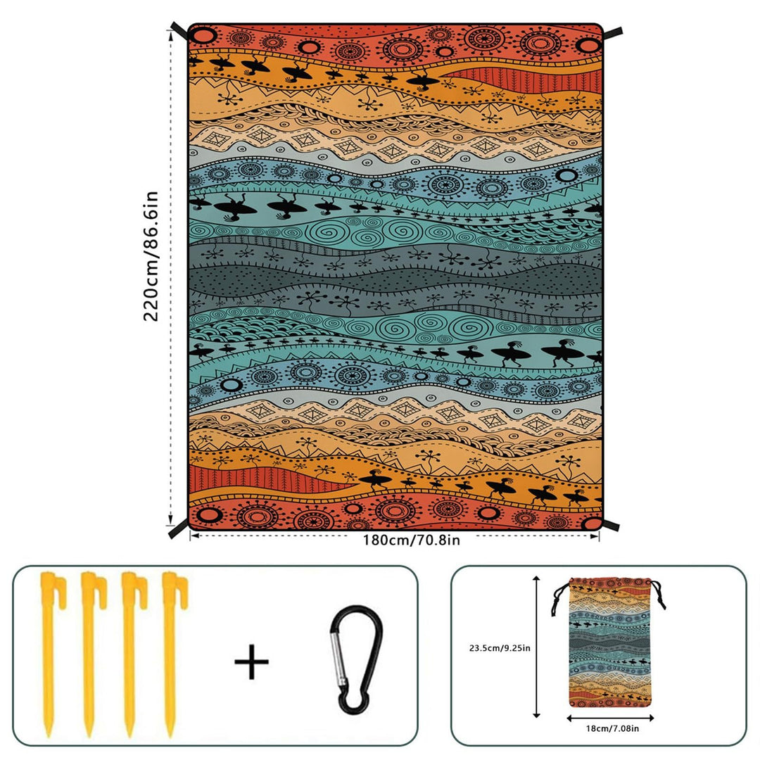 Women's lightweight and durable picnic blanket Bowlift