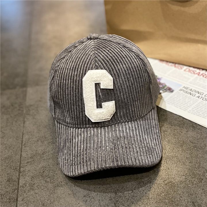 Unisex Corduroy Baseball Cap Bowlift