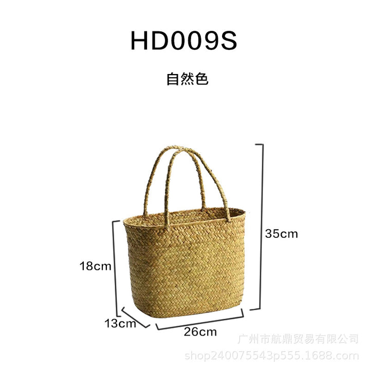 Women's Natural Woven Tote Bowlift