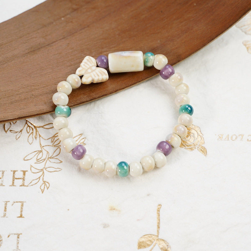 Heart-Shaped Beaded Bracelet Bowlift