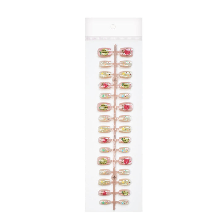 Artistic Floral Design Press-On Nails Bowlift