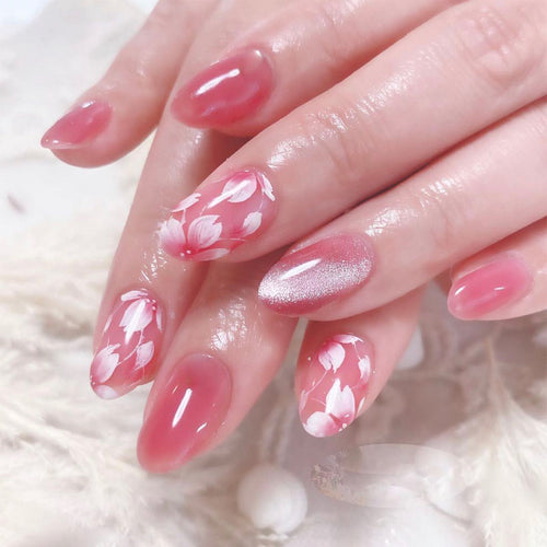 Artful Premium Nail Art with Floral Accents Bowlift