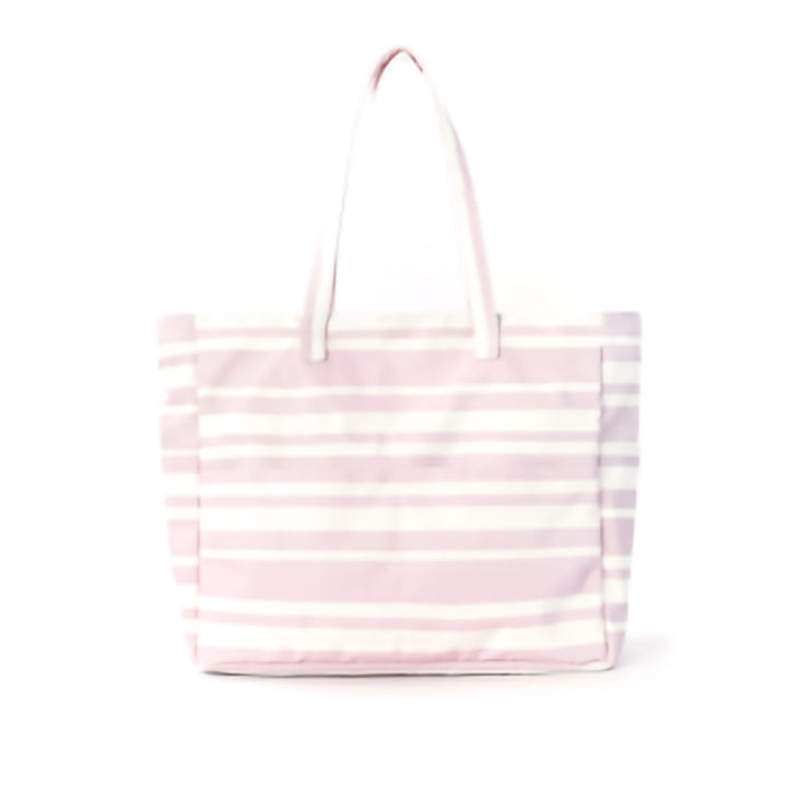 Spacious and Stylish Shopping Bag with Striped Pattern Bowlift