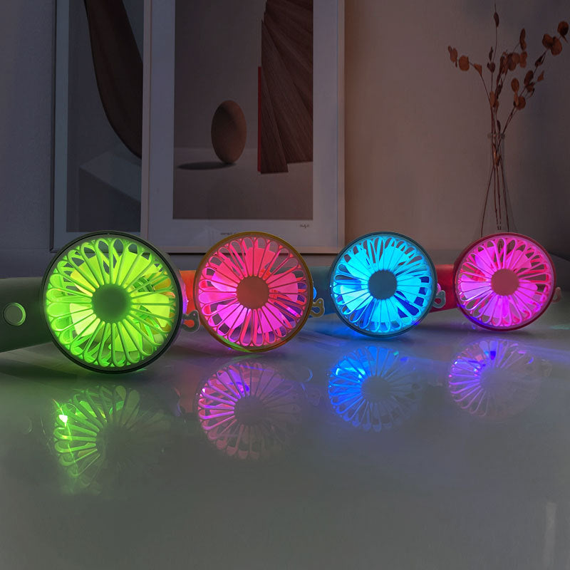 Women's portable handheld fan with ergonomic design and USB charging function Bowlift