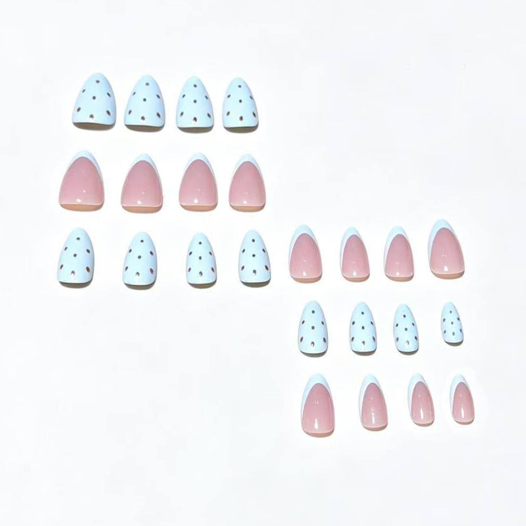 Creative Polka Dot Press-On Nail Tips Bowlift